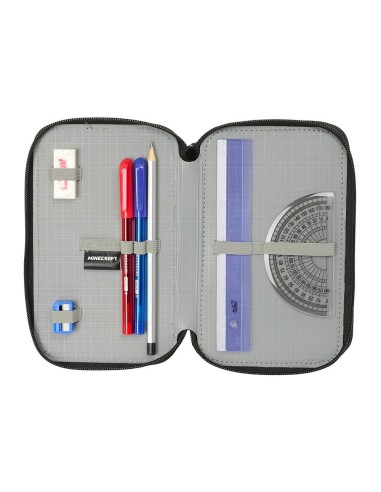 Plumier triple Minecraft 37pzs