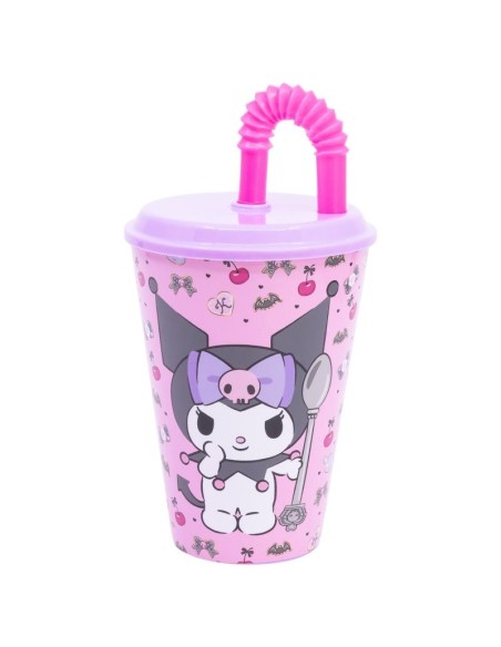 Vaso caña 430ml Kuromi