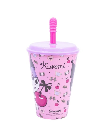 Vaso caña 430ml Kuromi