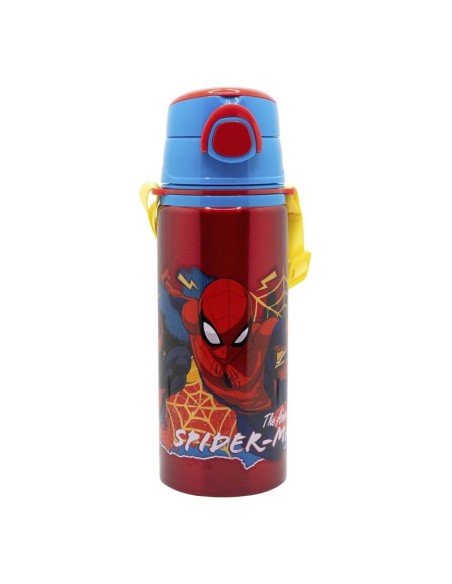Cantimplora aluminio 730ml asa Spiderman Moving targert