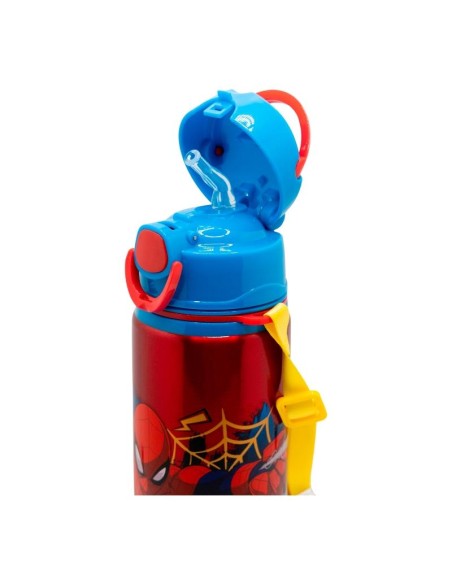 Cantimplora aluminio 730ml asa Spiderman Moving targert