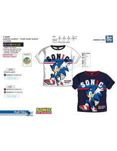 Camiseta mc Sonic algodón EV1190 v22 2