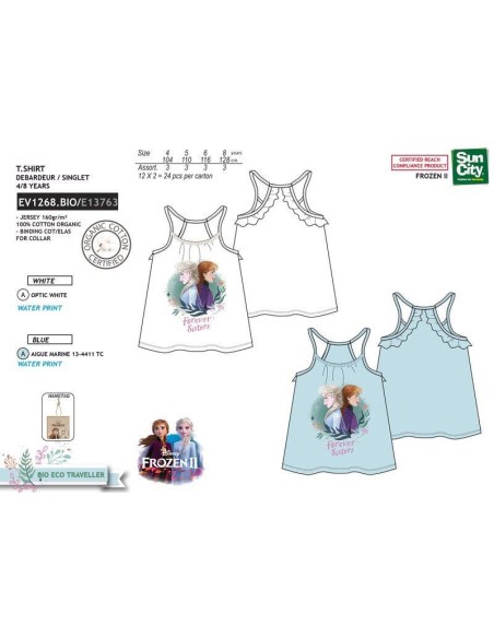 Camiseta mc Frozen EV1268 v22