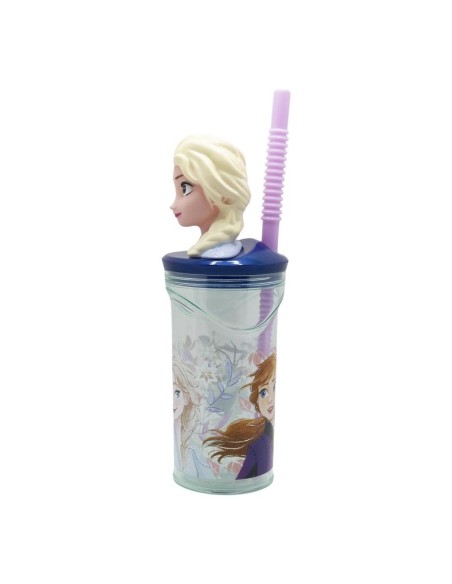 Vaso figurita 3d 360ml Frozen