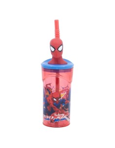 Vaso figurita 3d 360ml Spiderman