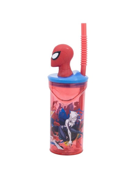 Vaso figurita 3d 360ml Spiderman