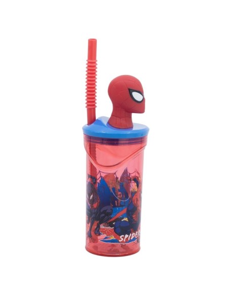 Vaso figurita 3d 360ml Spiderman