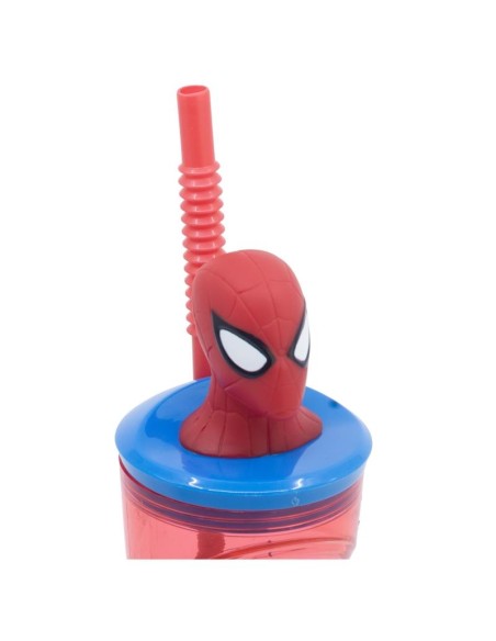 Vaso figurita 3d 360ml Spiderman