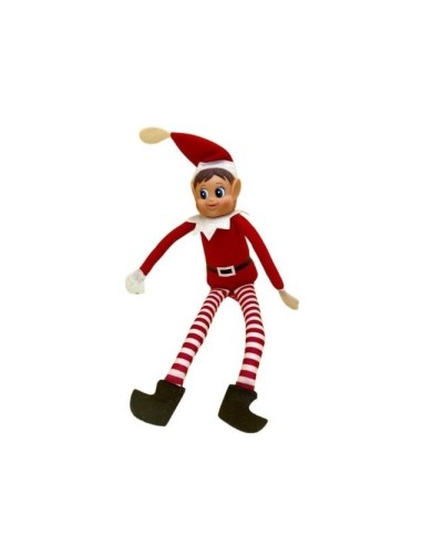 Elfo chica navidad 30cm unidad