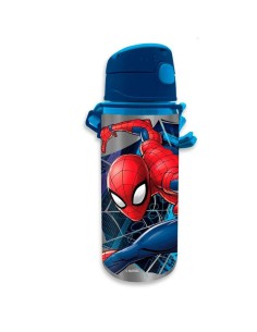 Cantimplora aluminio 600ml asa Spiderman SP50073