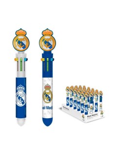 Bolígrafo 6 colores Real Madrid unidad
