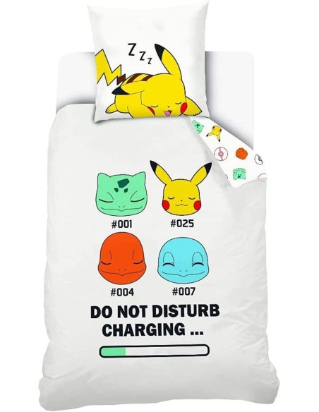 Funda nordica Premium Pokemon cama 90 algodon