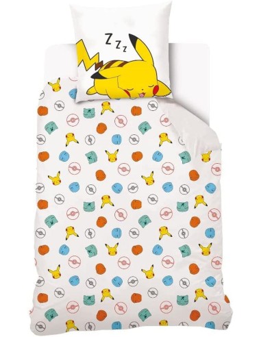 Funda nordica Premium Pokemon cama 90 algodon