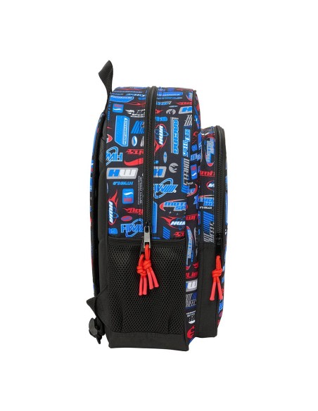 Mochila 38cm Hot Wheels adaptable a carro