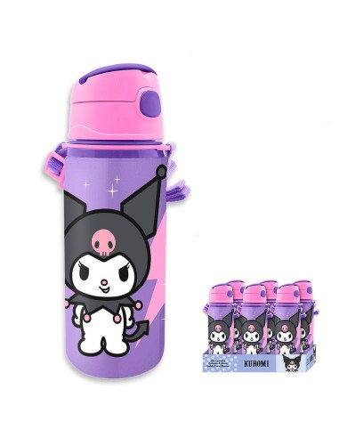 Cantimplora aluminio 600ml asa Kuromi Hello...