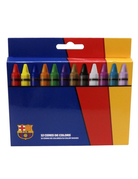 Ceras de Colores FCBarcelona 12 pzas