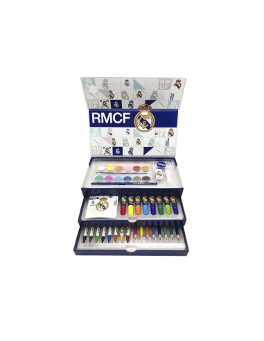 Maletin coloreable Real Madrid 44 piezas