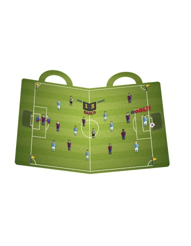 Set papelería pegatinas reutilizables FC Barcelona