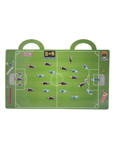 Set papelería pegatinas reutilizables FC Barcelona