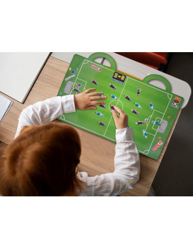 Set papelería pegatinas reutilizables FC Barcelona