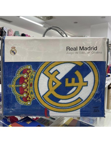 Juego sábanas coralina Real Madrid mod 2 cama...