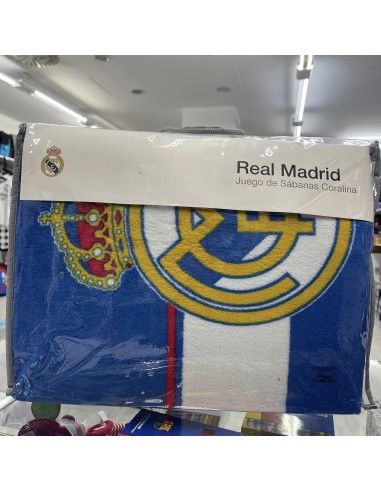 Juego sábanas coralina Real Madrid mod 2 cama...