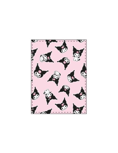 Manta coralina Kuromi 100x140cm