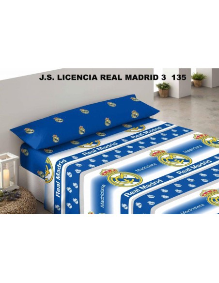 Juego sábanas Real Madrid 3 cama de 135