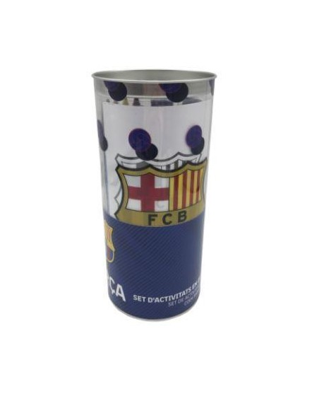 Set papelería FC Barcelona hucha 38 pzas