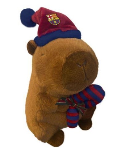 Peluche Capibara FC Barcelona 20cm