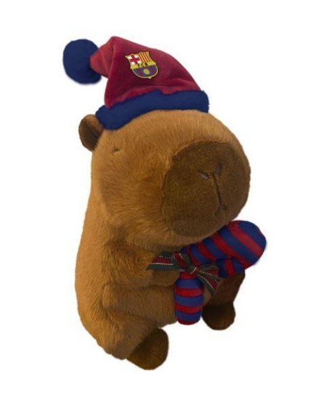 Peluche Capibara FC Barcelona 20cm