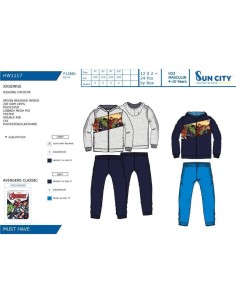 Chandal capucha Vengadores HW1117 i23 2