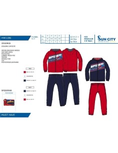 Chandal capucha Spiderman HW1186 I23 2