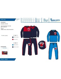 Chandal Capucha Spiderman HW1191 I23 2